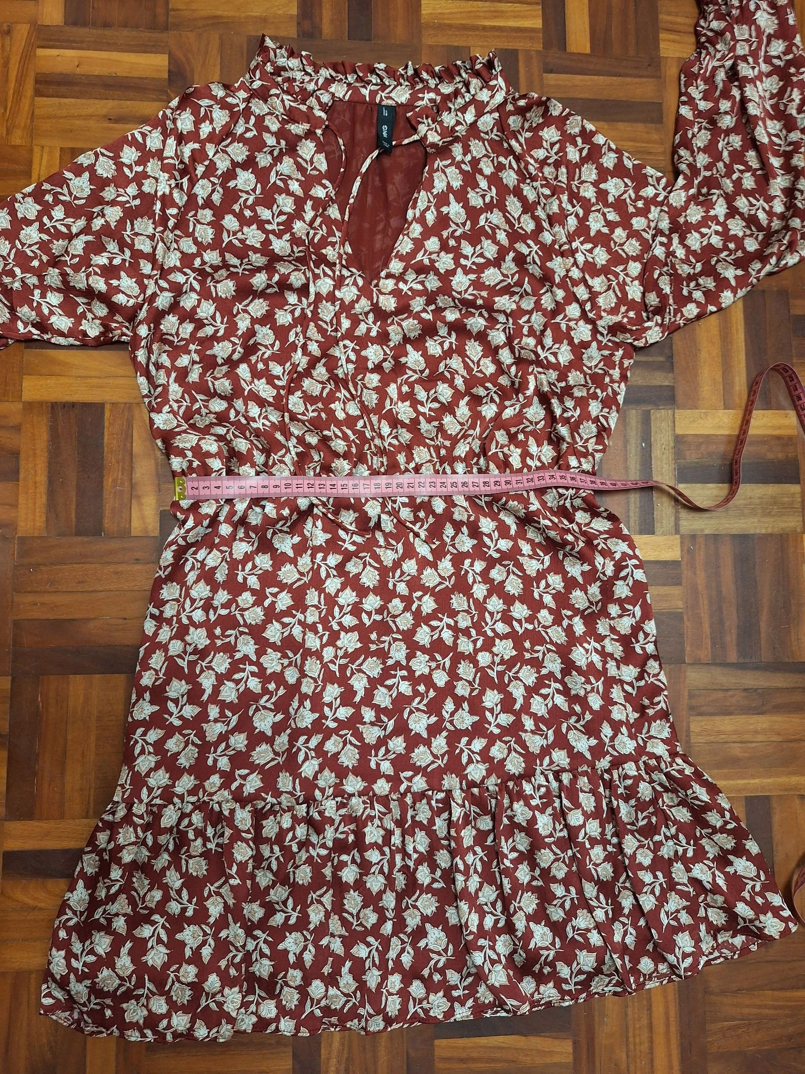 Boho floral Mango dress size S | Loose | See measurements – photo 6